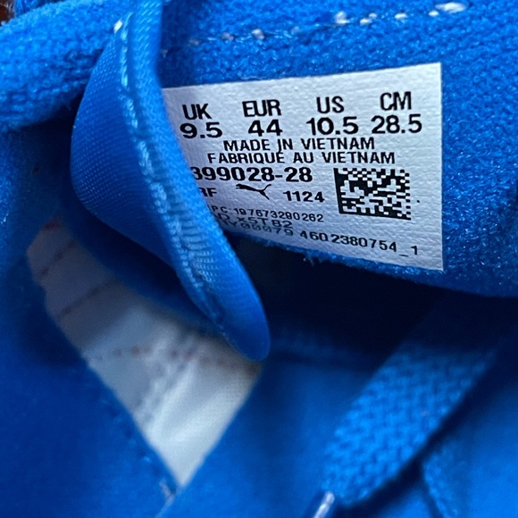 NWB Men’s Pums Easy Rider Vintage in Blue and Red size 10.5 - Picture 6 of 10